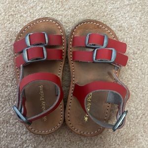 Pre loved Freshly picked red sandles size 4 baby